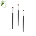 Wooden Handle Angled Makeup Brushes Angular Eyebrow brush